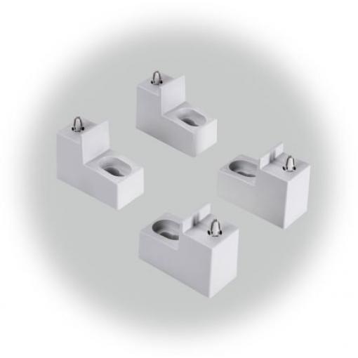 Montážní sada Fibox, Plastové 0.0 mm