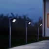 Steinel 671211 AUSSENLEUCHTE XSOLAR GL-S SI solární nástěnné osvětlení LED žádná 1.2 W stříbrná