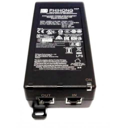 Phihong Vstřikovač PoE 1portový 1portový, vstupní: 240 V ac, výstup: 56 V dc 1.6 A 90 W