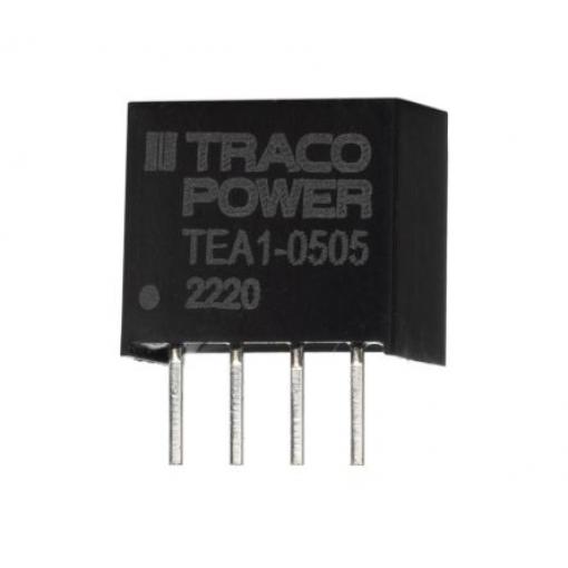 TRACOPOWER, výstup: 5V dc 200 mA, Vin 4.5V 1 W