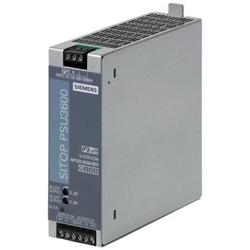Siemens Napájecí zdroj na lištu DIN SITOP PSU3600, počet výstupů: 2 Spínaný režim 230V ac 3.5 A 15V dc