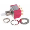 C & K Tlačítkový spínač, řada: 8020 DPDT Panel Okamžité 6.4 mm 400 mA