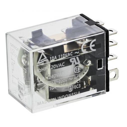 Omron Výkonové relé DPDT Lišta DIN 10 A 48 V dc LY2