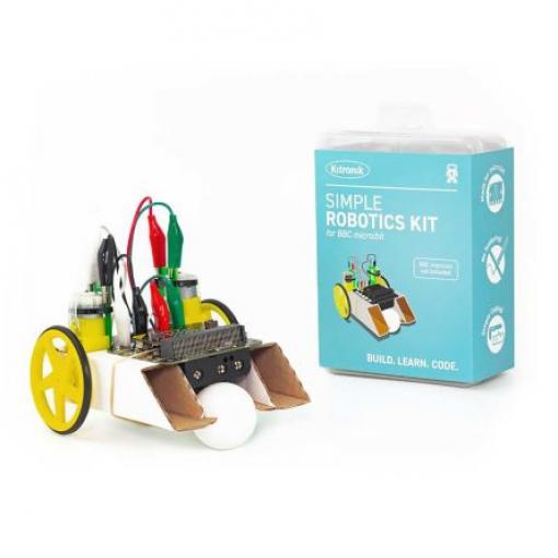 Kitronik Sada jednoduché robotiky Kitronik Simple Robotics Kit pro BBC Micro-bit - jedno balení