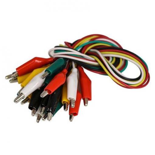 Kitronik Doplňkový kabel s krokodýlími svorkami pro BBC micro:bit 500mA, délka kabelů: 500 mm