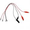 Kitronik Doplňkový kabel s krokodýlími svorkami pro BBC micro:bit, Červená, Černá, délka kabelů: 300 mm