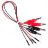 Kitronik Doplňkový kabel s krokodýlími svorkami pro BBC micro:bit, Červená, Černá, délka kabelů: 300 mm