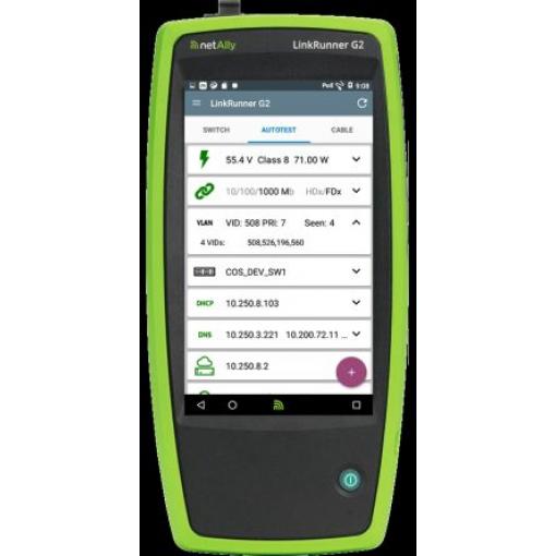 Tester síťových kabelů Tester sítí, číslo modelu: EXG-200 NetAlly