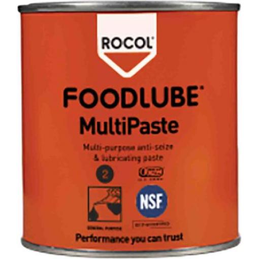 Mazivo, Foodlube Multi-Paste, 500 g Tenký film Neškodné pro potraviny Cín, Všechna průmyslová odvětví Rocol