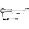 Teplotní sonda NTC Jehla RS PRO, typ sondy: Vkládací, délka sondy: 115 mm 3.3 mm 150 °C