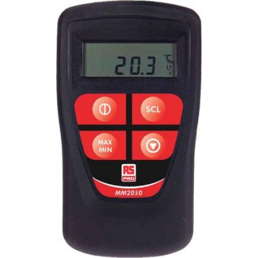 Digitální teploměr Kabelový, přesnost: ±0.05 % F, Fahrenheit, °C, typ sondy: PT100 1, rozsah teploty: 850 °C, Typ DIN RS