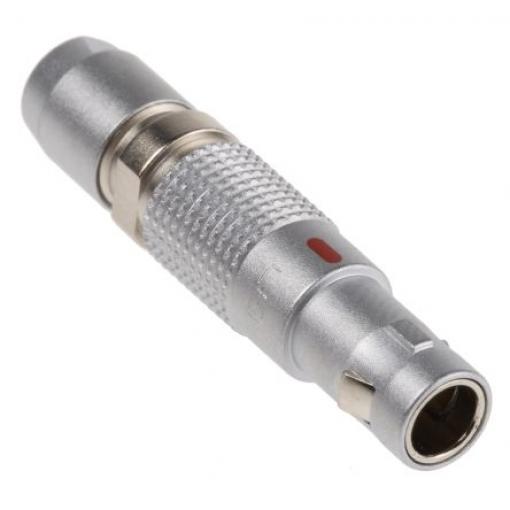 Kulatý konektor, počet kontaktů: 2, Kabel, velikost: 6.4 mm LEMO, pohlaví kontaktu: Samec/samice, orientace těla: Rovný