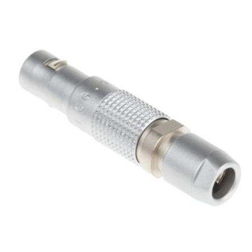 Kulatý konektor, počet kontaktů: 4, Kabel, velikost: 6.4 mm LEMO, pohlaví kontaktu: Vnější, orientace těla: Rovný