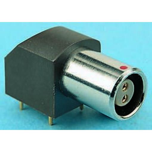 Kulatý konektor, počet kontaktů: 2, Montáž do panelu, velikost: 12.6 mm LEMO, pohlaví kontaktu: Vnitřní, orientace těla: