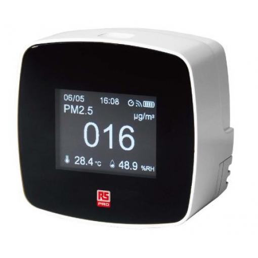 Monitor kvality vzduchu, Baterie, typ displeje: TFT LCD, rozsah vlhkosti: 1→99 %RH, životnost baterie: ±8 hod.
