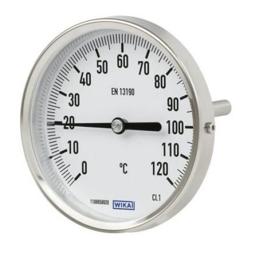 WIKA Číselníkový teploměr stupnice F, °C, rozsah teploty: 120 °C 3903605