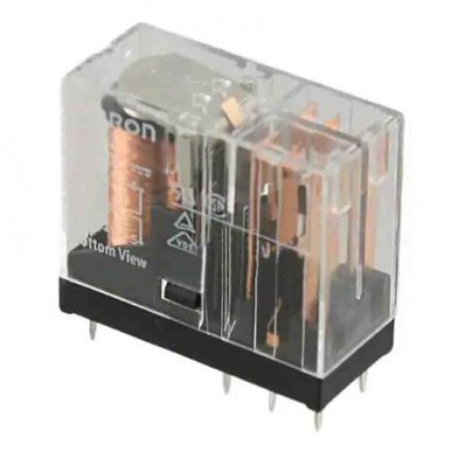 Omron Výkonové relé DPDT Montáž na plošný spoj 5 A 110 V dc G2R