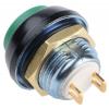 ITW Switches Miniaturní tlačítkový spínač, řada: 59 IP67 SPST Panel 14 mm Zelená