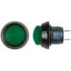 ITW Switches Miniaturní tlačítkový spínač, řada: 59 IP67 SPST Panel 14 mm Zelená