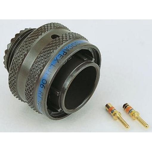 Amphenol Socapex Kulatý konektor, specifikace Mil, řada: LJT, orientace těla: Rovný, Kabel, počet kontaktů: 22, typ