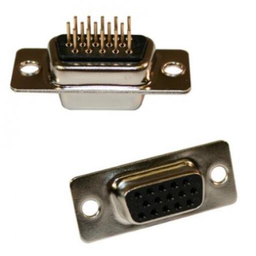 Norcomp Konektor D-Sub, řada: 180, počet kontaktů: 26, orientace těla: Rovný 2.29 mm, Montáž do panelu Vnější,