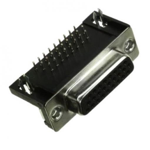 Norcomp Konektor D-Sub, řada: 181, počet kontaktů: 26, orientace těla: Pravý úhel 2.28 mm, Panel Vnitřní, Standardní,