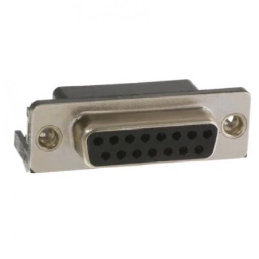 Norcomp Konektor D-Sub, řada: 182, počet kontaktů: 15, orientace těla: Pravý úhel 2.75 mm, Panel Vnitřní, Standardní,