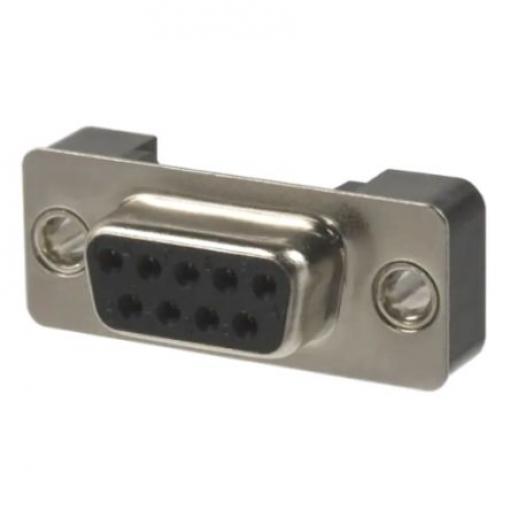Norcomp Konektor D-Sub, řada: 191, počet kontaktů: 9, orientace těla: Svislé 2.75 mm, Panel Vnitřní, Standardní, 1000 V,
