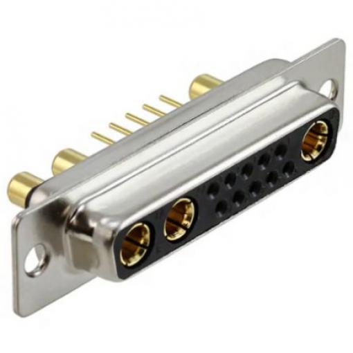 Norcomp Konektor D-Sub, řada: 681M, počet kontaktů: 13, orientace těla: Rovný 2.77 mm, Montáž do panelu Vnitřní,