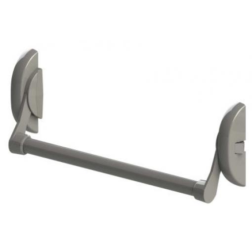 Zámek s alarmem barva Šedá, Ocel, Hliník, Lak, délka: 1.17 m x 192 mm x 56 mm Dom Metalux