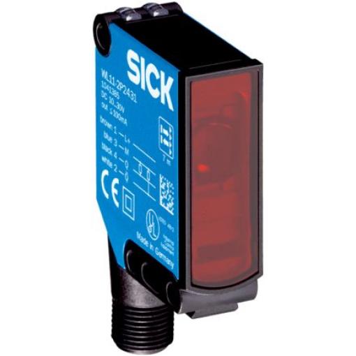 SICK Fotoelektrický snímač, řada: W11-2 LED Blok 4kolíkový, výstup: PnP Retroreflexní IP66, IP67, IP69K