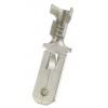 RS PRO Zásuvný konektor, řada: RS PRO Neizolované, 0.8 x 6.35 mm, Stříbrná Vnější, celková délka: 24.6 mm, min. AWG: 16