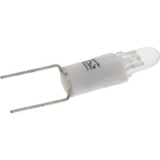 RS PRO Kontrolka barva světla Bílá Jednočipové, průměr: 4.25 mm, 12 V ac/dc