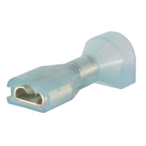 RS PRO Zásuvný konektor, řada: RS PRO Izolované, 0.8 x 4.75 mm, Modrá Vnitřní, celková délka: 23 mm, izolační: Nylon,