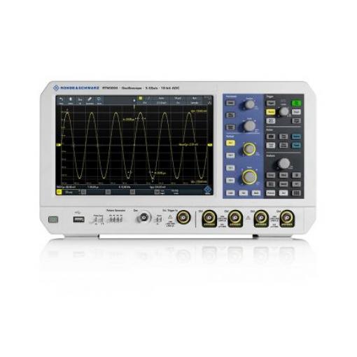 Osciloskop, řada: RTM3000 RTM3K-54PK Pracovní stůl 500 MHz Rohde & Schwarz 4 kanálový, ISOCAL