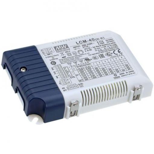 Budič LED, řada: LCM LCM-40BLE 2 → 100V 350 → 1050mA 42W konstantní proud MEAN WELL