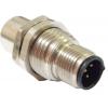 RS PRO Kulatý konektor, orientace těla: Rovný 5 M12 Vnější, 75 °C 5, -25 °C M12, materiál kontaktu: Slitina měď-zinek