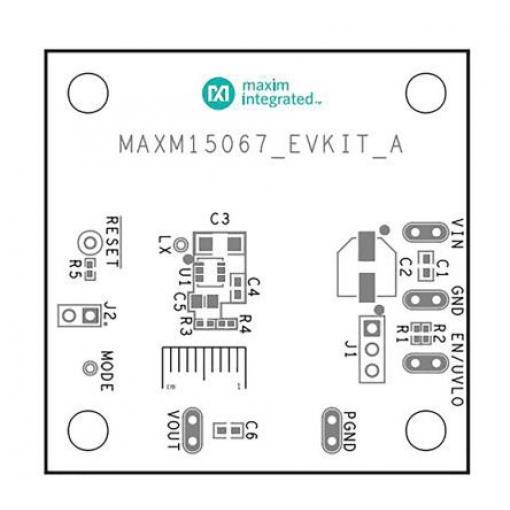 Vývojová sada pro řízení napájení MAXM15067EVKIT# Převodník DC-DC Maxim Integrated MAXM15067, pro použití s: Sestupný
