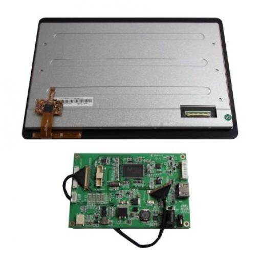AM-1280800N3TZQW-T95H 10.1 in Dotykový displej 1280 x 800 pixelů podsvícení LCD Ampire Kapacitní