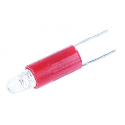 RS PRO Kontrolka barva světla Červená Jednočipové, průměr: 4.25 mm