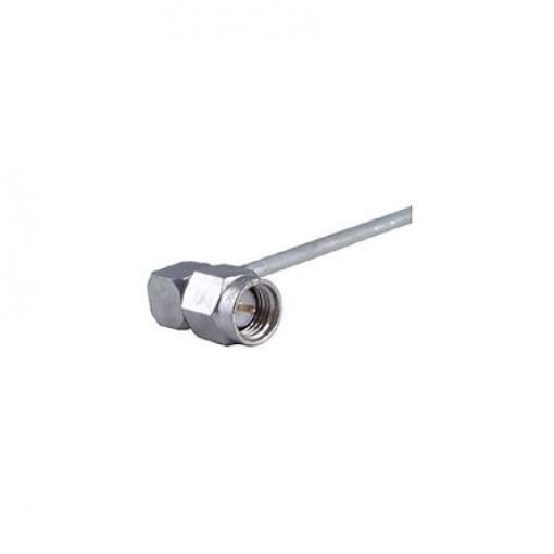 Huber+Suhner Koaxiální konektor, řada: 16_SMA-50-2-43/133_NE Vnější, 50 Ω, orientace těla: Pravý úhel, Kabel Konektor