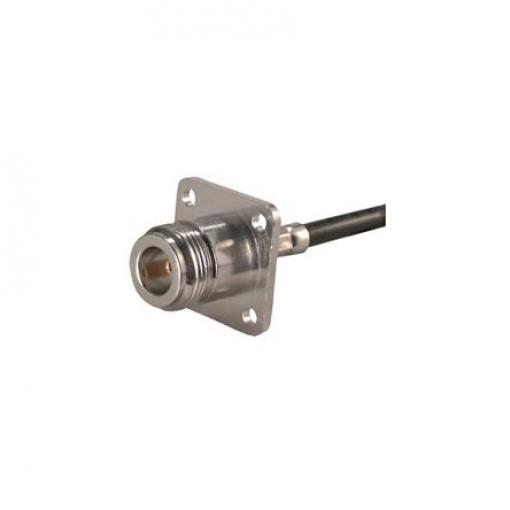 Huber+Suhner Koaxiální konektor, řada: 25_N-50-3-7/133_NE Vnější, 50 Ω, orientace těla: Rovný, Kabel Konektor N
