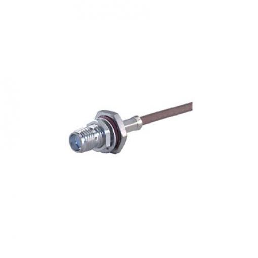 Huber+Suhner Koaxiální konektor, řada: 24_SMA-50-2-45/133_NE Vnitřní, 50 Ω, orientace těla: Rovný, Kabel Konektor SMA