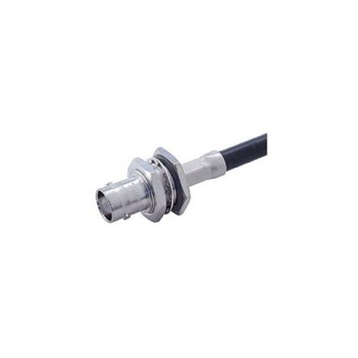 Straight bulkhead cable feed through