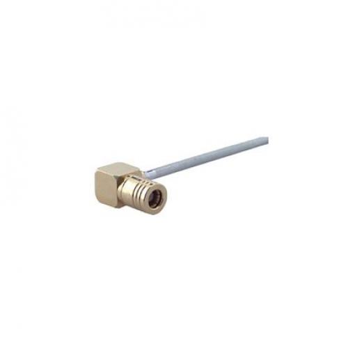 Huber+Suhner Koaxiální konektor, řada: 16_SMB-50-2-23/111_NE Vnější, 50 Ω, orientace těla: Pravý úhel, Kabel Konektor
