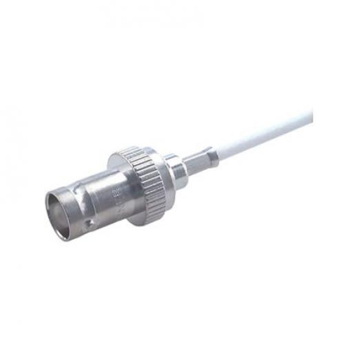 Huber+Suhner Koaxiální konektor, řada: 21_BNC-50-2-9/133_NE Vnitřní, 50 Ω, orientace těla: Rovný, Kabel Konektory BNC