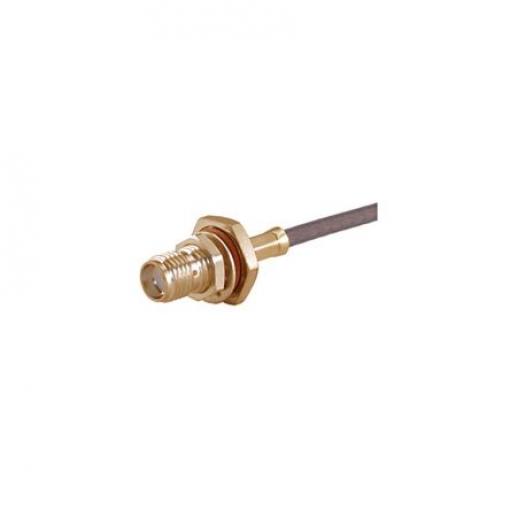 Straight bulkhead cable feed through