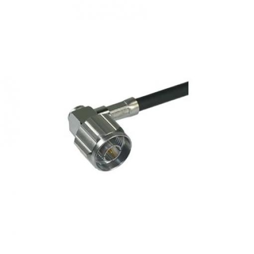 Huber+Suhner Koaxiální konektor, řada: 16_N-50-4-115/133_UH Vnější, 50 Ω, orientace těla: Pravý úhel, Kabel Konektor N