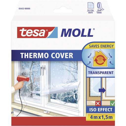 tesa THERMO COVER 05432-00000-01 izolační fólie na okna tesaMOLL® transparentní (d x š) 4 m x 1.5 m 1 ks