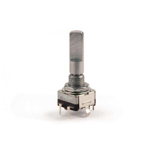Mechanické rotační kodér 20 ppr impulzů Přírůstkové, průměr hřídele: 6 mm Zploštělá kovová hřídel hřídel (Neindexovaný),